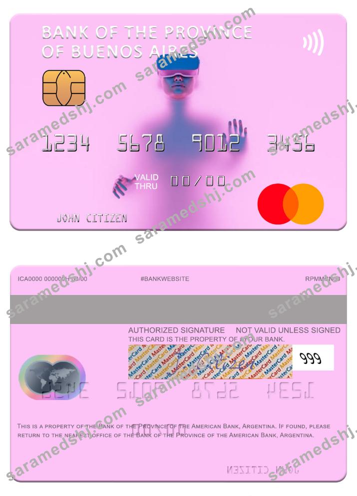 Argentina Bank of the Province of Buenos Aires mastercard